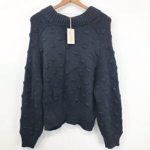 NEW Chunky Knit Midnight Blue Sweater